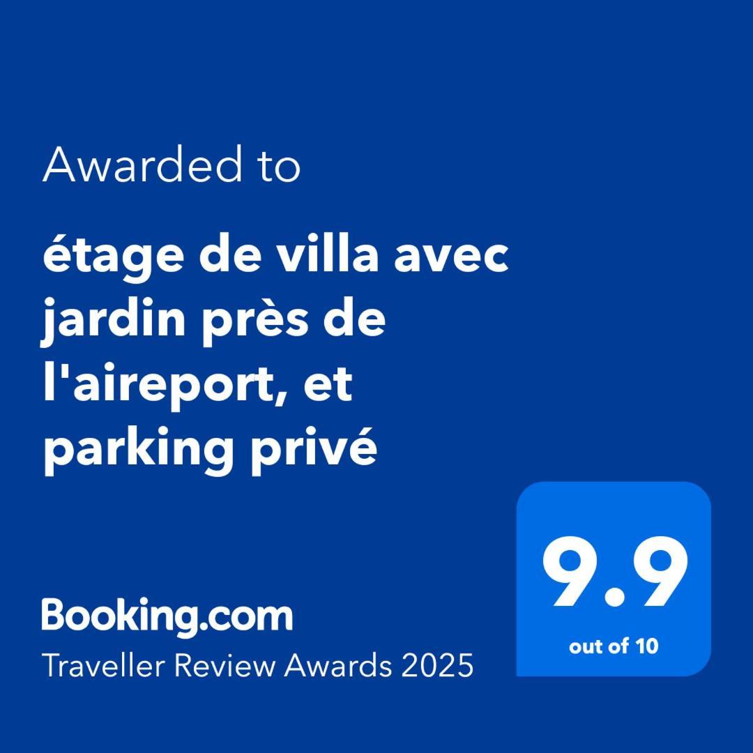 Etage De Villa Avec Jardin, Pres De L'Aireport Et Parking Prive อาริอานา ภายนอก รูปภาพ